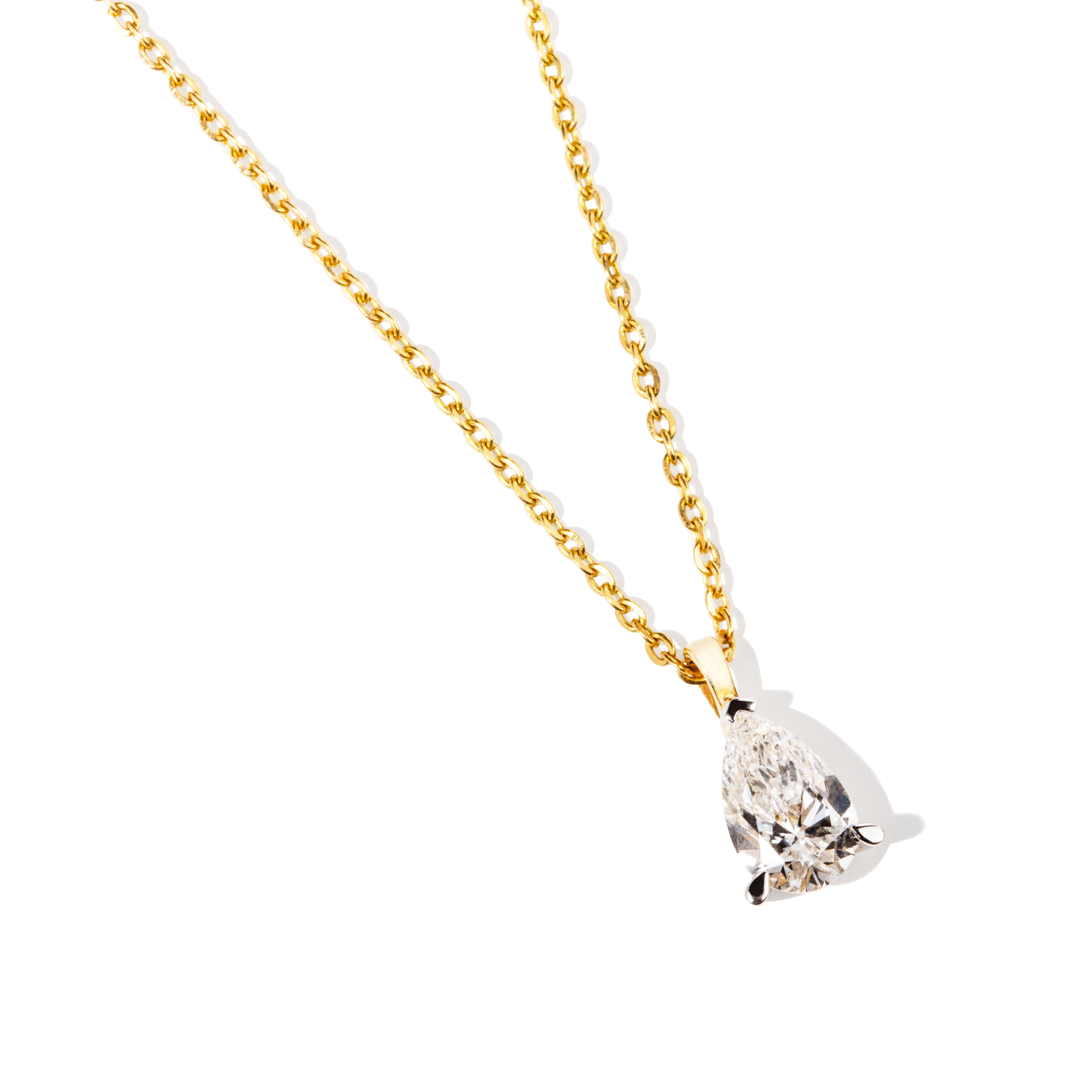 Carat Pear Pendant