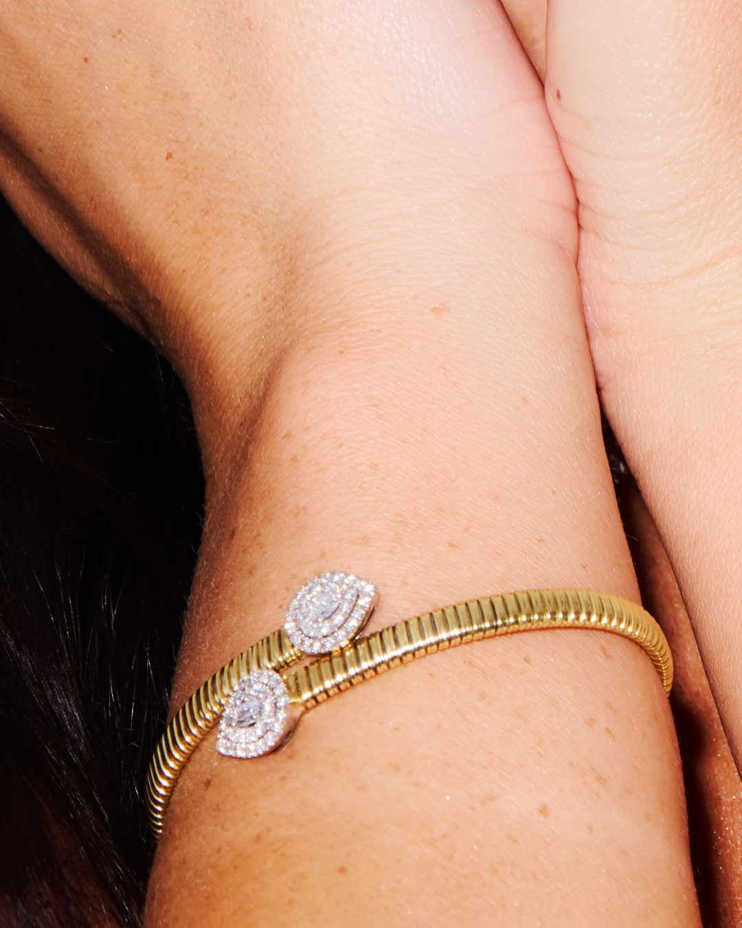 Auriga Yellow Gold Bangle